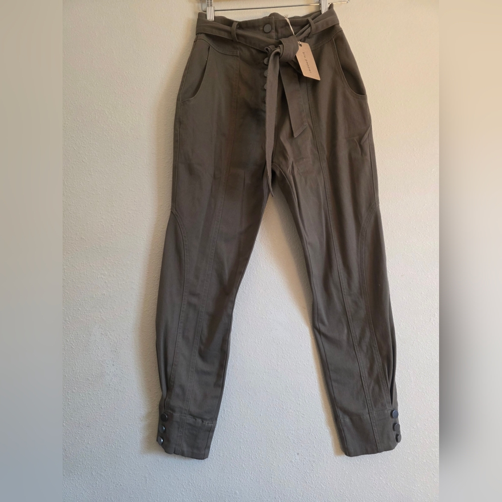 Blu Pepper Women's Taupe Straight Leg Pants